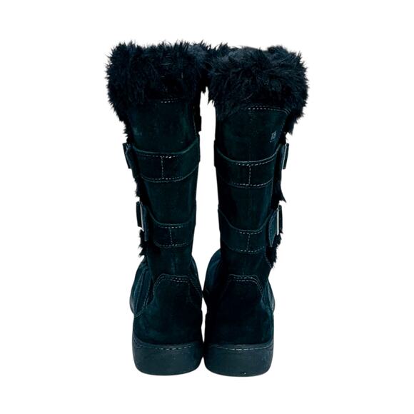 L.L. Bean Women's Black Faux Fur Winter Boots Size 7.5 - Picture 4 of 6